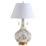 Highland 30.75" Gourd Glass LED Table Lamp - JONATHAN Y