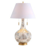 Highland 30.75" Gourd Glass LED Table Lamp - JONATHAN Y