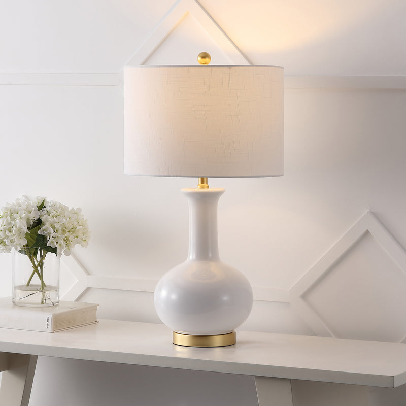 Brussels 27" Ceramic/Metal LED Table Lamp