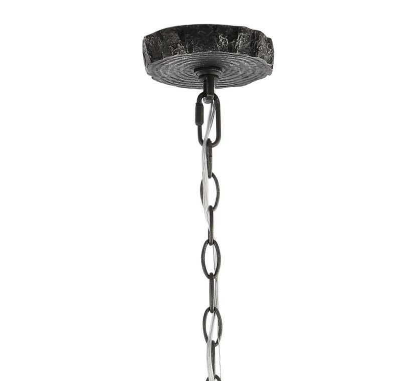 Eldora Rustic Farmhouse Adjustable Resin Antler LED Chandelier