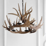 Rudolph Adjustable Resin Antler LED Chandelier - JONATHAN Y