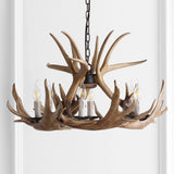 Rudolph Adjustable Resin Antler LED Chandelier - JONATHAN Y