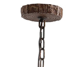 Eldora Rustic Resin Antler Chandelier with Adjustable LED Lighting