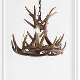 Rudolph Adjustable Resin Antler LED Chandelier - JONATHAN Y