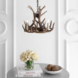 Rudolph Adjustable Resin Antler LED Chandelier - JONATHAN Y