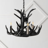 Rudolph Adjustable Resin Antler LED Chandelier