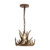 Rudolph Adjustable Resin Antler LED Chandelier