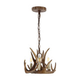 Rudolph Adjustable Resin Antler LED Chandelier