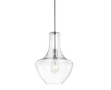 Watts Glass/Metal LED Pendant - JONATHAN Y