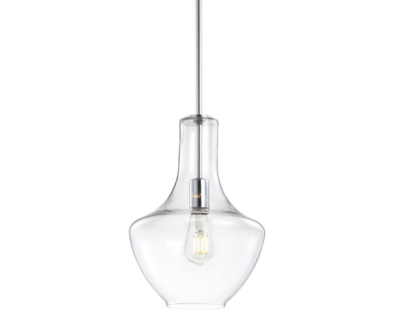 Watts Glass/Metal LED Pendant - JONATHAN Y