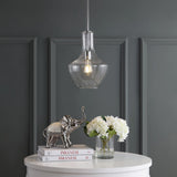 Watts Glass/Metal LED Pendant - JONATHAN Y