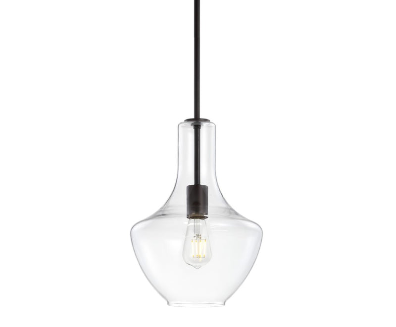 Watts Glass/Metal LED Pendant - JONATHAN Y