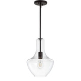 Watts Glass/Metal LED Pendant - JONATHAN Y