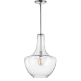 Watts Glass/Metal LED Pendant - JONATHAN Y