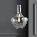 Watts Glass/Metal LED Pendant - JONATHAN Y