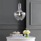 Watts Glass/Metal LED Pendant - JONATHAN Y
