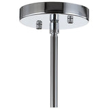 Bettina 13.37" Glass/Metal LED Pendant - JONATHAN Y
