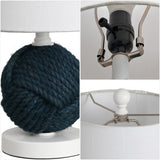 Monkey Fist 18" Rope Ball LED Table Lamp