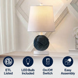 Monkey Fist 18" Rope Ball LED Table Lamp