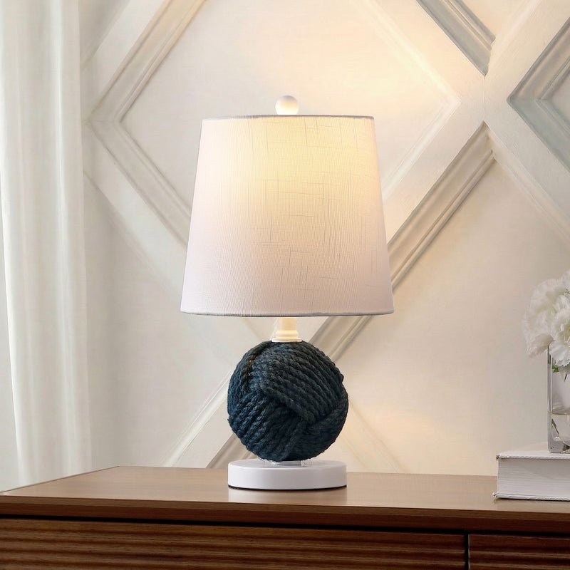 Monkey Fist 18" Rope Ball LED Table Lamp