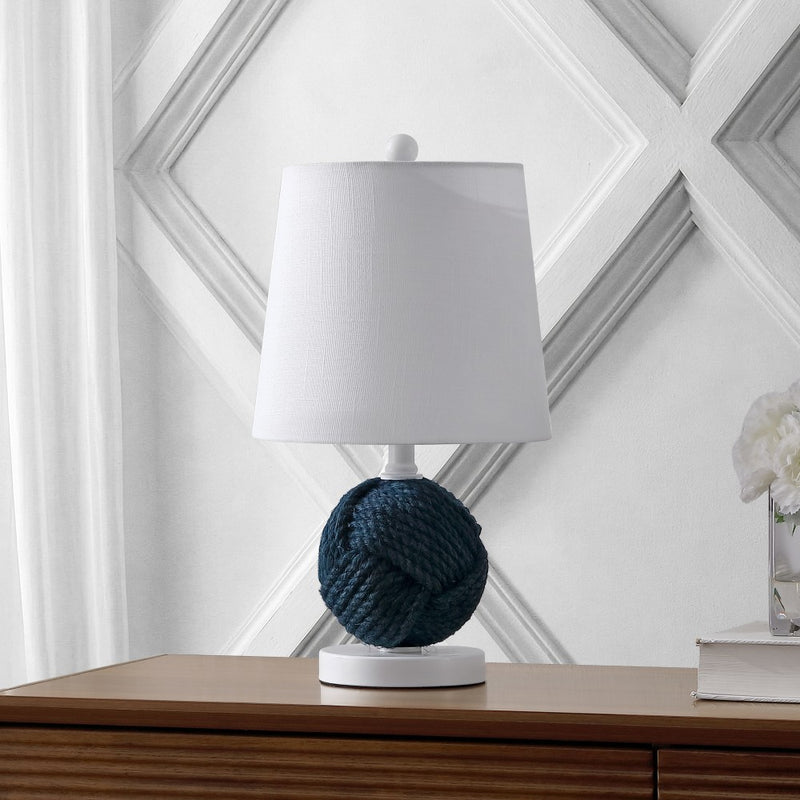 Monkey Fist 18" Rope Ball LED Table Lamp