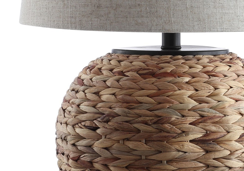 Alaro 24.5" Banana Leaf Basket LED Table Lamp