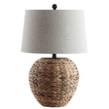 Alaro 24.5" Banana Leaf Basket LED Table Lamp