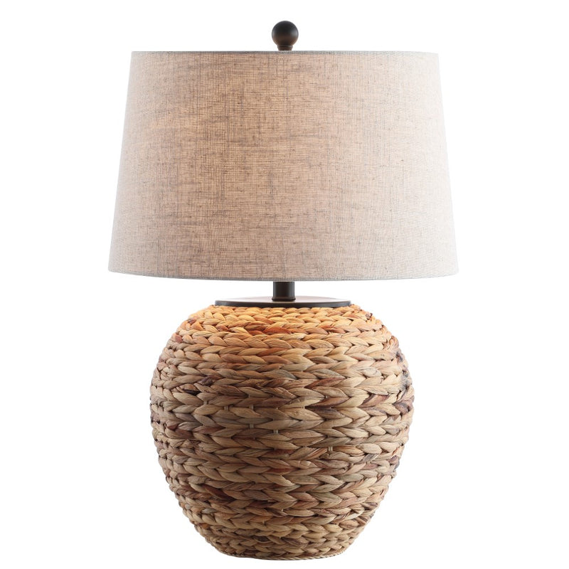Alaro 24.5" Banana Leaf Basket LED Table Lamp