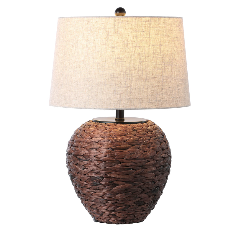 Alaro 24.5" Banana Leaf Basket LED Table Lamp
