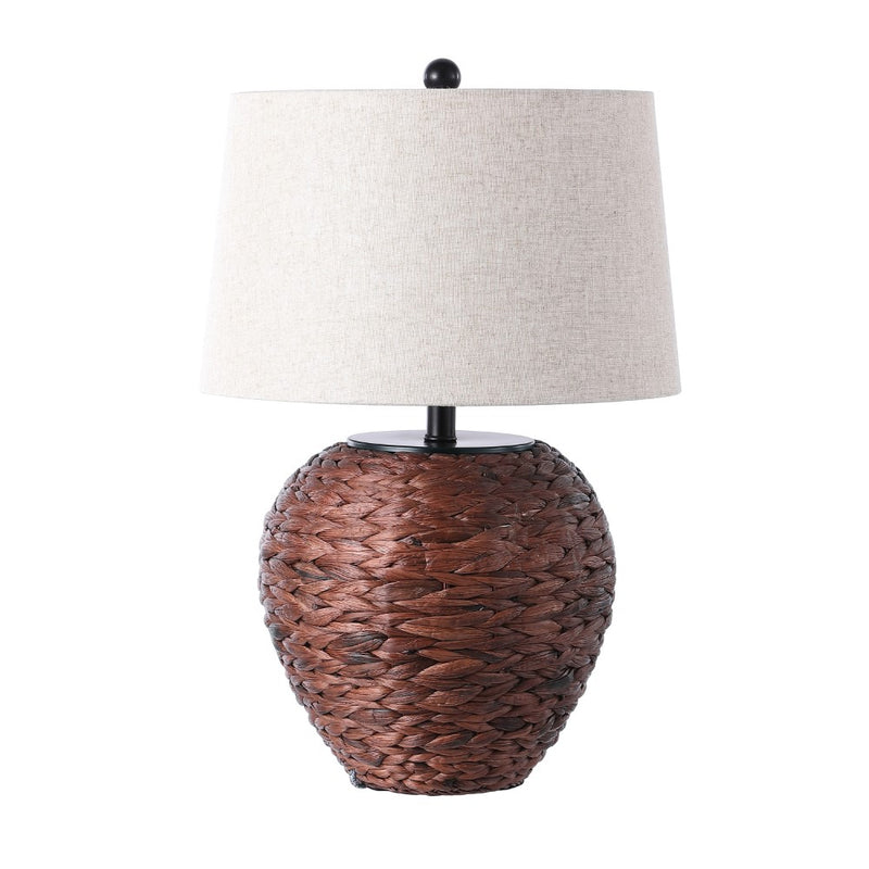 Alaro 24.5" Banana Leaf Basket LED Table Lamp