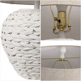 Alaro 24.5" Banana Leaf Basket LED Table Lamp