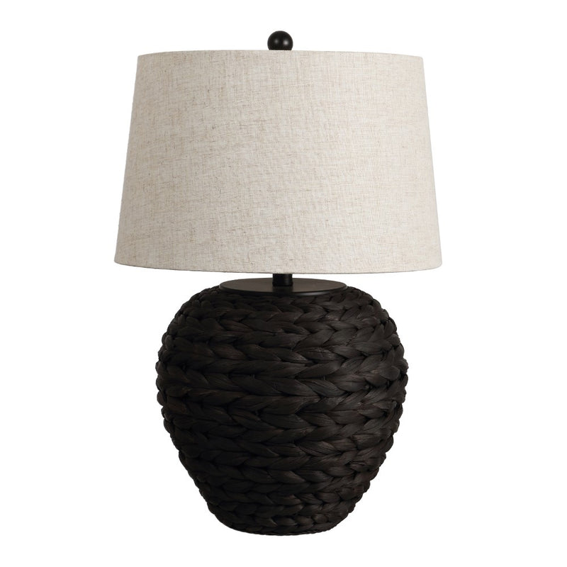 Alaro 24.5" Banana Leaf Basket LED Table Lamp