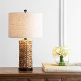 Elicia 25" Sea Grass LED Table Lamp Set 2