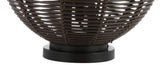 Jigu 22" Outdoor Woven Globe Asian LED Lantern - JONATHAN Y