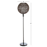 Bea 61" Outdoor Woven Globe LED Floor Lamp