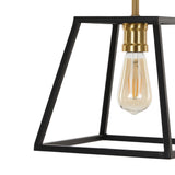 Lloyd Farmhouse Industrial Iron LED Pendant - JONATHAN Y