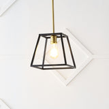 Lloyd Farmhouse Industrial Iron LED Pendant - JONATHAN Y