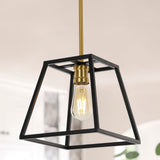 Lloyd Farmhouse Industrial Iron LED Pendant - JONATHAN Y