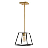 Lloyd Farmhouse Industrial Iron LED Pendant - JONATHAN Y