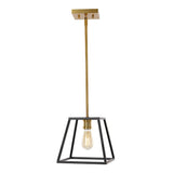 Lloyd Farmhouse Industrial Iron LED Pendant - JONATHAN Y