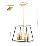 Lloyd Farmhouse Industrial Iron LED Pendant - JONATHAN Y