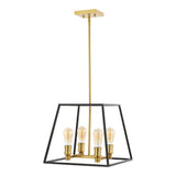 Lloyd Farmhouse Industrial Iron LED Pendant - JONATHAN Y