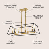 Lloyd Farmhouse Industrial Iron LED Pendant