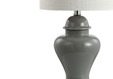 Qin 22" Ceramic/Iron Classic Cottage LED Table Lamp - JONATHAN Y