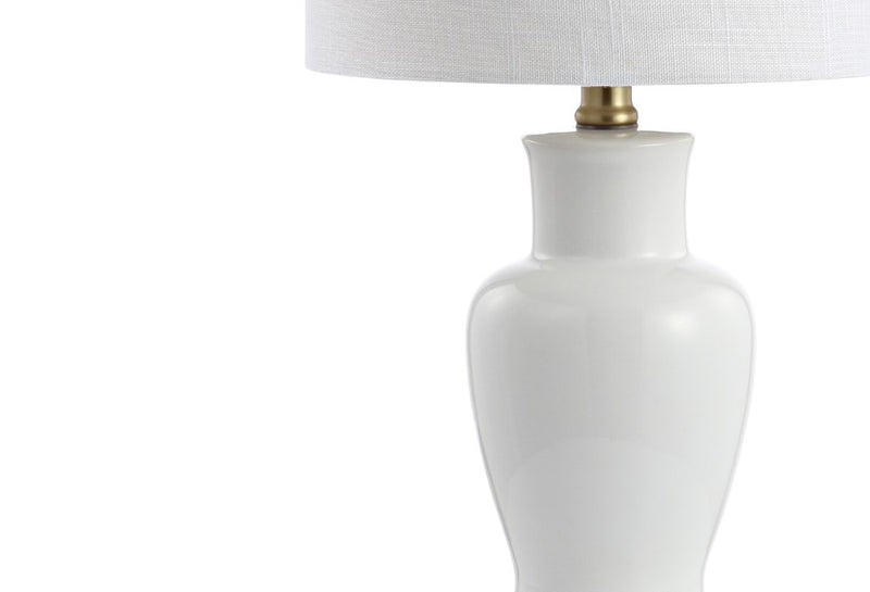 Chi 21" Ceramic/Iron Modern Classic LED Table Lamp - JONATHAN Y