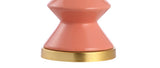 Ziggy 27" Ceramic/Iron Contemporary Glam LED Table Lamp - JONATHAN Y