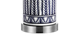 Sulka 27" Ceramic/Iron Contemporary USB Charging LED Table Lamp - JONATHAN Y