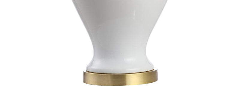 Sagwa 33" Ceramic/Iron Modern Classic LED Table Lamp - JONATHAN Y