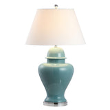 Sagwa 33" Ceramic/Iron Modern Classic LED Table Lamp - JONATHAN Y
