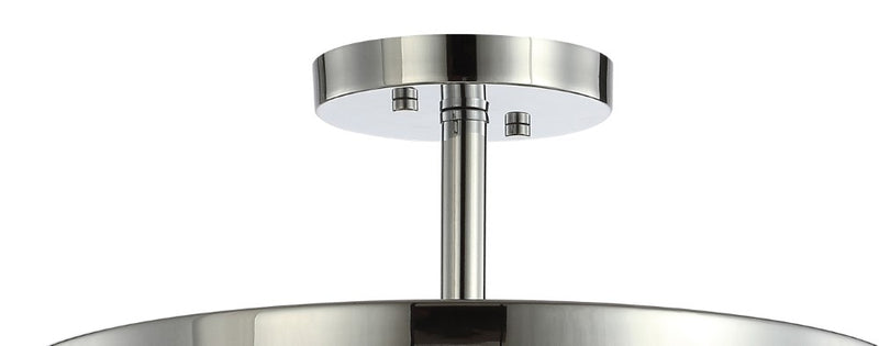 Herndon 15" Iron/Glass Modern LED Flush Mount - JONATHAN Y